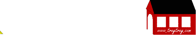 An animated train crossing the top of the page